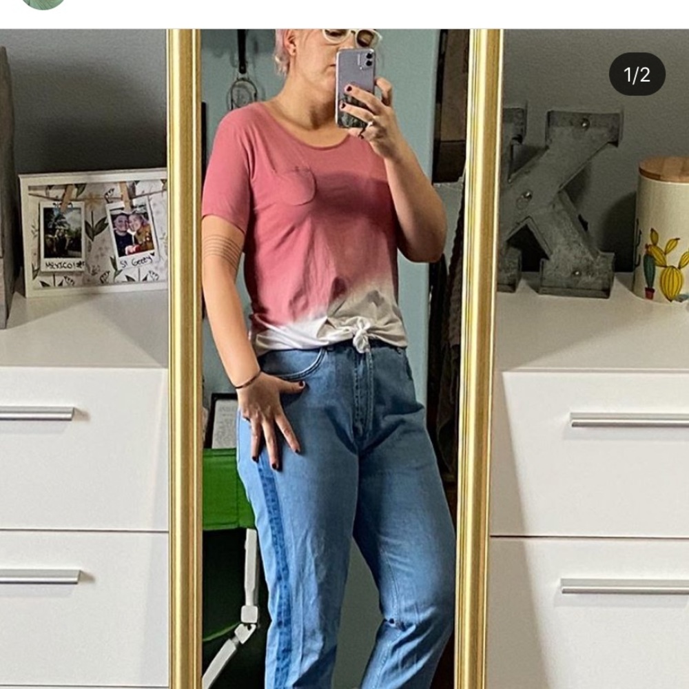 Pink tie dye shirt